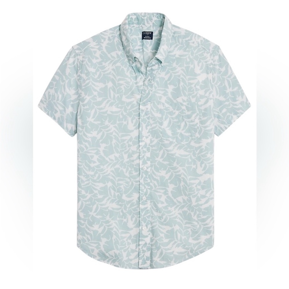 Men's Green Patterned Shirt